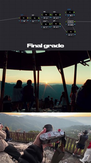 Cinematic Color Grading Process for Footage