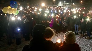 'I forgive you': Hundreds gather to mourn two kids killed in Fort Saskatchewan