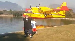 Fire Fighting Planes Refill