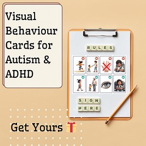 Behavior Rules for Autism & ADHD – Editable Visual Cards (PDF) - Etsy