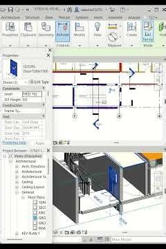 Revit family Element visibility setting #revit #revitfamily #revit_mep