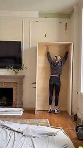 Let’s build a built-in desk (in 1 minute) #desksetup #workfromhome #homeoffice