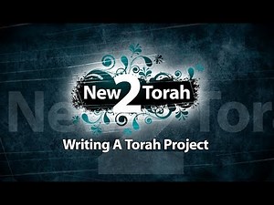 Writing A Torah Project