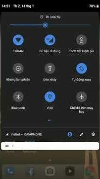 Cách chuyển thanh thông báo sang nền đen trên điện thoại android 9