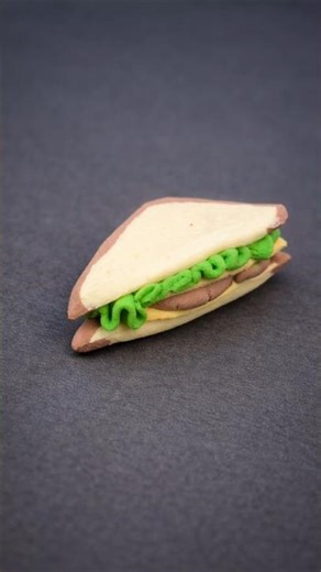 Mini Clay Sandwich Making 🥪 | Realistic Food Craft |#Shorts #10million #diy #viral #craft