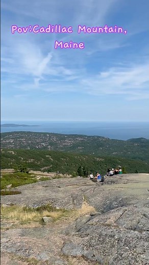🌄 Cadillac Mountain: Standing Above the Clouds | Acadia National Park, Maine 🇺🇸