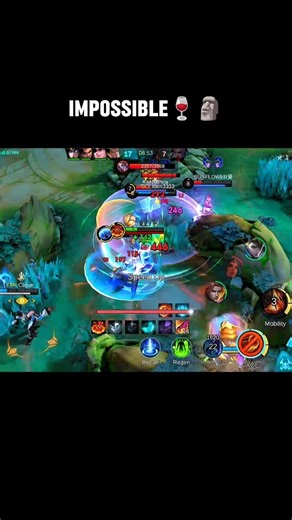 impossible🍷🗿 #mlbb in mobile legends bang bang #mlbb #mobilelegends #mobilelegendsbangbang #shorts