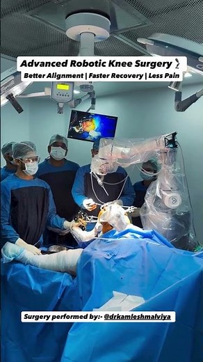 Robotic knee replacement- inside the OT #robotickneereplacement #shorts #patient