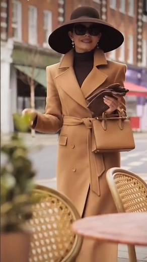 Elegant Coat | High-End Fashion Statement #fashion #style #elevatedelegance