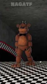 Cheap Walk cycles Freddy animation #fnaf #blender