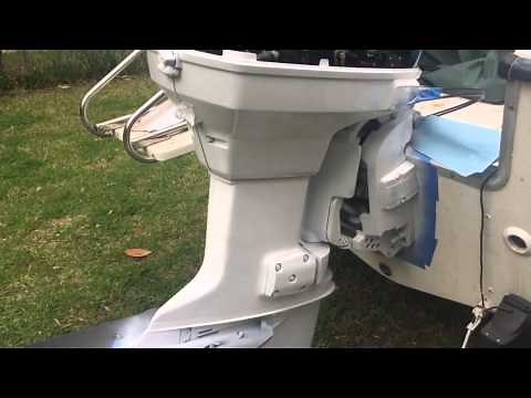 Painting Outboard Johnson/Evinrude 115