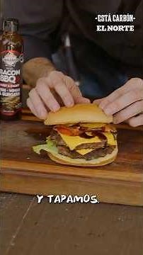 Double bacon smash burger with morita mayo, prepare it with this recipe | It's Charcoal