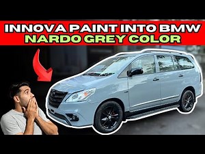 Toyota Innova Transformed with BMW Nardo Grey Paint | Stunning Makeover!