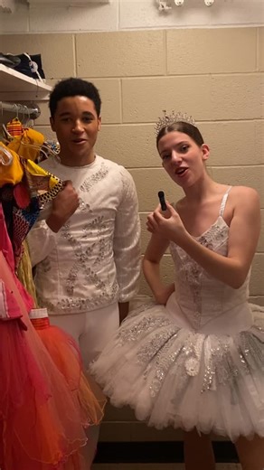 HPSD on Instagram: "Before and after our dancers go on stage for their last Nutcracker 2025 show! ❄️🩰"