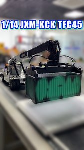 The 1/14 Scale TFC45 Hydraulic Frontal Crane Reach Stacker can actually lift containers—it feels like being at a real logistics site!🤣🤣#RC #model #TFC45 #rcmodel #machine | Toucanhobby RC Construction Vehicle