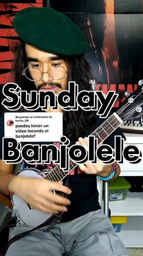 Vintage Banjolele Performance on a Sunday