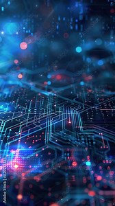 Abstract technological background. Future Technology. Technology Information. Innovation Technology. Futuristic background. a technological timeline. Artificial intelligence digital technologies. 4K