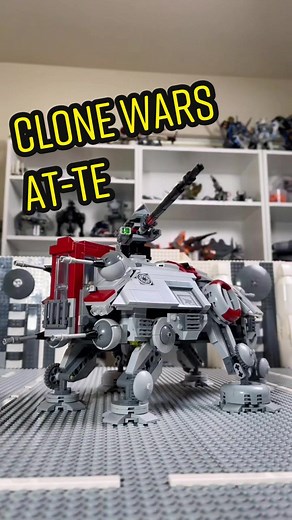 Custom LEGO Clone Wars AT-TE - Modded LEGO Build Review