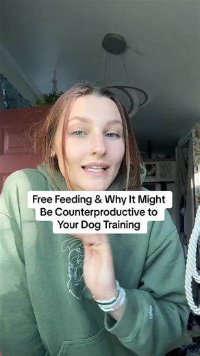 Free feeding is surprisingly common & it’s one of my first things to change for a lot of my training clients ##dogtrainer##freefeeding##dogfeedingtips | Ingrid Pups | Facebook