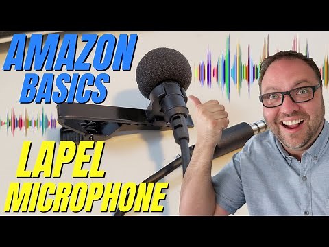 Amazon Basics Lapel Microphone | Overview & Sound Test
