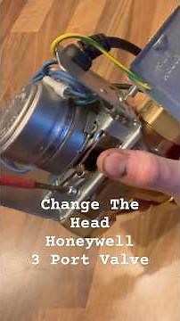 Change the head Honeywell 3 Port Valve #honeywell #diverter #heatingsystem #plumbing #heatpump