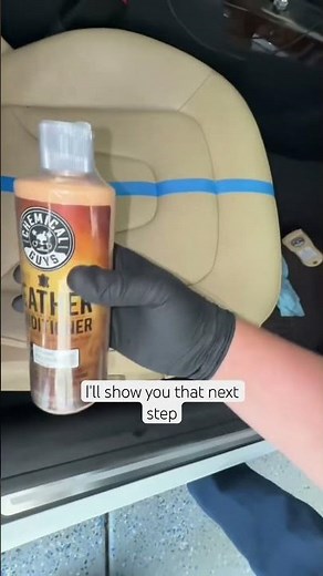Best Leather seat cleaner and conditioner for your seats! 🤍