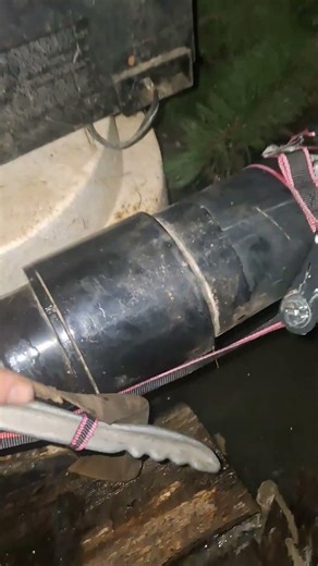 Had to make a pipe stretcher.