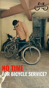 🚴‍♂️ Why Go Out? Get Your Cycle Repaired by an Expert at Your Doorstep! Skip the shop visits and let Cycleworks bring expert bicycle repair to your door. Our technicians come to you, so you never have to leave the comfort of your home! 🏡🛠️ ✅ Premium service for your beloved cycle ✅ Hassle-free doorstep Service ✅ Skilled technicians with years of experience ✅ Maintain the perfect ride every time | Cycle Works
