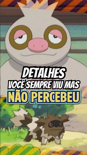 Detalhes incríveis dos Pokémon Slakoth e Zigzagoon #pokemon
