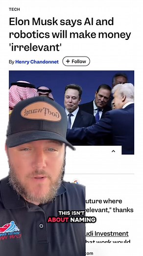 Elon Musk giving you the play right out the beast system blueprint. Once AI and robotics takes over the workforce and currency becomes irrelevant, all that’s left is total control for whoever is controlling the system. #beastsystem #elonmusk #elonmusknews #endtimes #endtimesprophecy #endtimesigns #AI #Christians #endofworld #Armageddon #robotics #christianliving #JesusIsLord #religion | Ryan Teaford