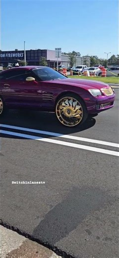 Kandy Painted Chrysler Crossover on some 28s Dub Floaters