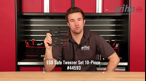 ESD Safe Tweezers Set, 10 Piece