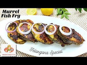 Murrel Fish Fry Recipe In Tamil | Telangana Special Korameenu Fish Fry | Viraal Meen Varuval