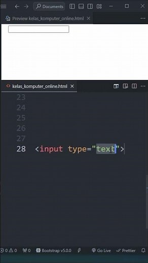 Belajar HTML Dari Nol Untuk Pemula | Input Type Date #coding #htmldasar