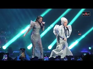 Atas Nama Cinta, Hey Ladies - Melly Goeslaw Ft Rossa | At Beach City International Stadium Ancol