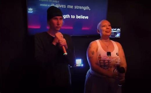 never heard her laugh like that IM CRYING