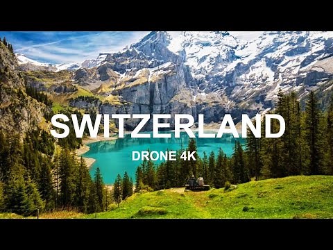 Alpes, Suiza Drone 4k | Landscapes | lagos, ciudades y montañas