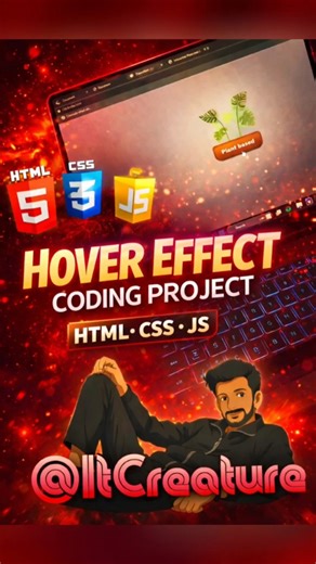 Amazing Button Hover Effect using HTML & CSS! #shorts #coding