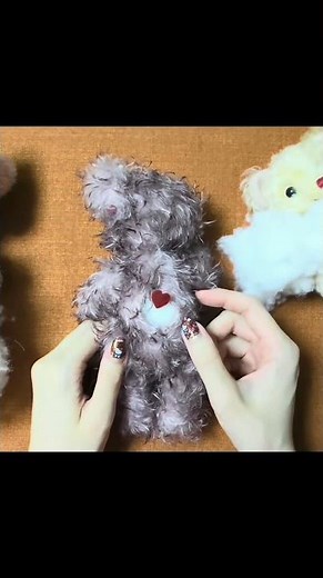 Stuffing the Body (Purple Teddy Bear)