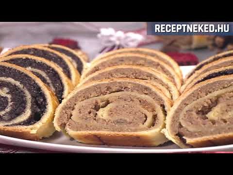 Mákos és diós bejgli recept