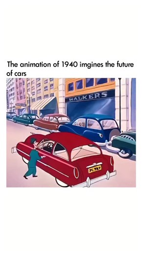 Inspiration • Success • Business | Back in 1940, animators dreamed up cars of the future 🚗✨ With bubble windshields, rocket-like bodies, and even self-driving features, these... | Instagram