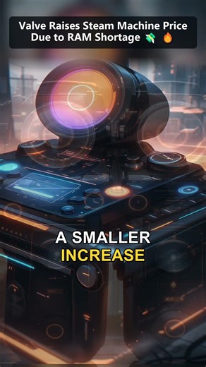 Valve Raises Steam Machine Price Due to RAM Shortage 💸🔥#valve #gaming