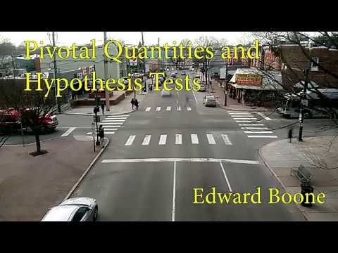 Pivotal Quantities and Hypothesis Tests
