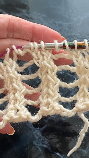 Tip of the day for beginners. If you like to knit a sweater with big bold holes, you this pattern. #knitting #knittingreels #forbeginners #knittingteacher #learningtoknit #knitwithkristallikimara #tipoftheday #holes #yarnover #trythis | Kristallikimara