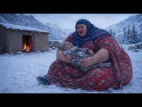 Life In Rural Afghanistan | A Couple Baking Bread and Surviving a Winter Morning