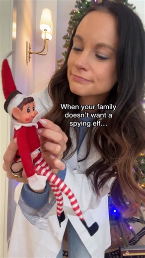 Emily Calandrelli on Instagram: "Science mischief instead of spying mischief 🤓 Follow along for 12 days of science magic with Dr. Ralph Science Elf 🥰🧪 #elfontheshelfideas #elfontheshelf"