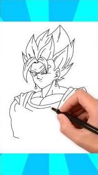 COMO DIBUJAR A GOGETA SSJ 3 - DRAGON BALL SUPER FÁCIL