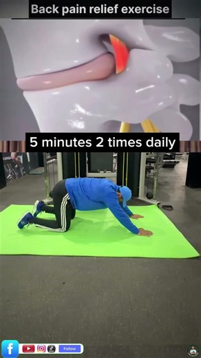 Instant Back Pain Relief | Simple Exercise to Get Back Pain Relief | Just 5 Minutes 2 Times Daily |