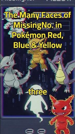 The Many Faces of MissingNo in Pokémon Red, Blue & Yellow #missingno #pokemon #retrogaming