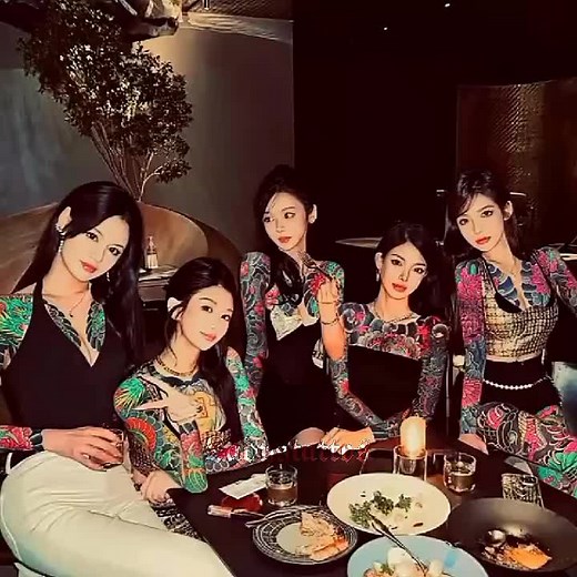 日本女孩纹身艺术：家庭如龙女孩魅力十足